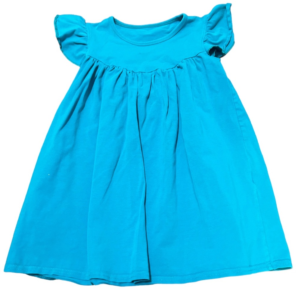 Boutique Girl’s Turquiose Top or Dress size 7T (dress size 5)